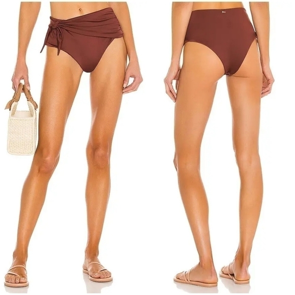 NWT Revolve Boamar 2 piece Brown Pecan Bikini Made In Columbia S & M - Picture 3 of 16